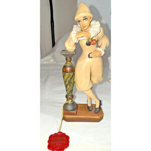 Vtg. ANRI Mira Fujita Pierrot Harlequin ~ A REFLECTIVE MOOD ~ 8"  LE  136/1500